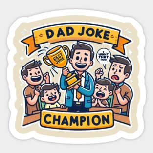 Best dad jokes fathers day Sticker